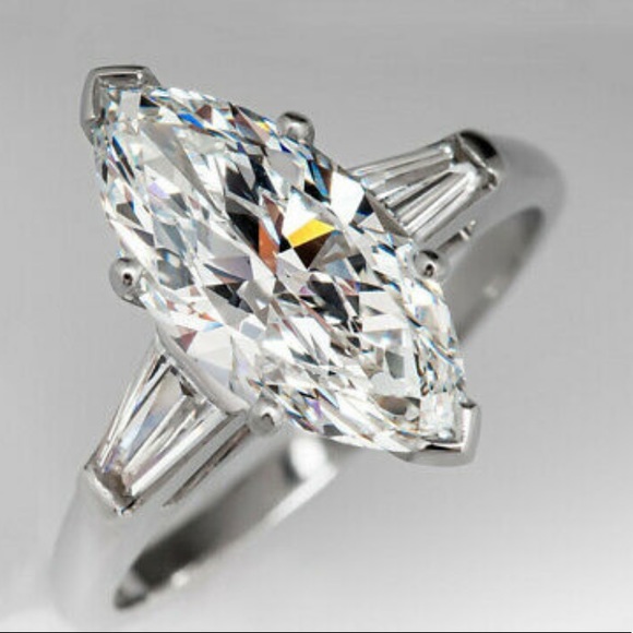 NWT GORGEOUS 925 sterling silver diamond 💍 ring - Picture 7 of 7